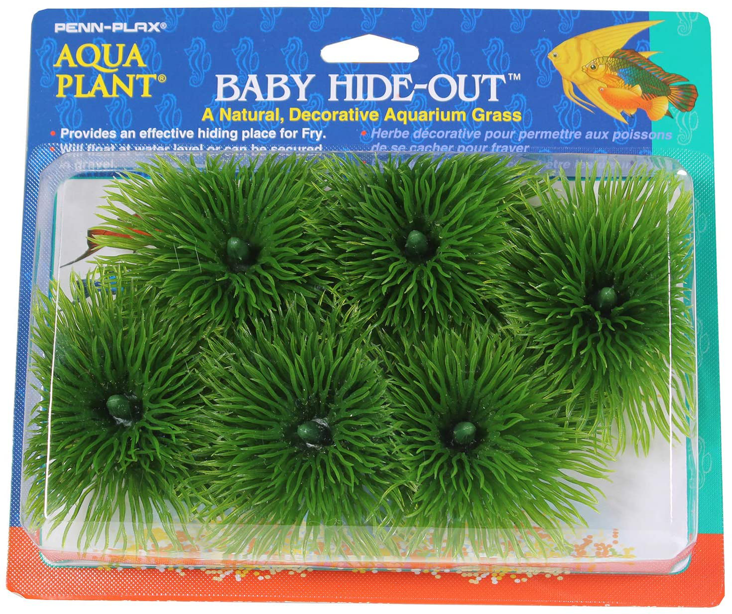 Penn Plax Fish Breeding Grass – Baby Hideout, Safe Hiding for Fry – Decorative Aquarium Grass Animals & Pet Supplies > Pet Supplies > Fish Supplies > Aquarium Decor Penn-Plax   