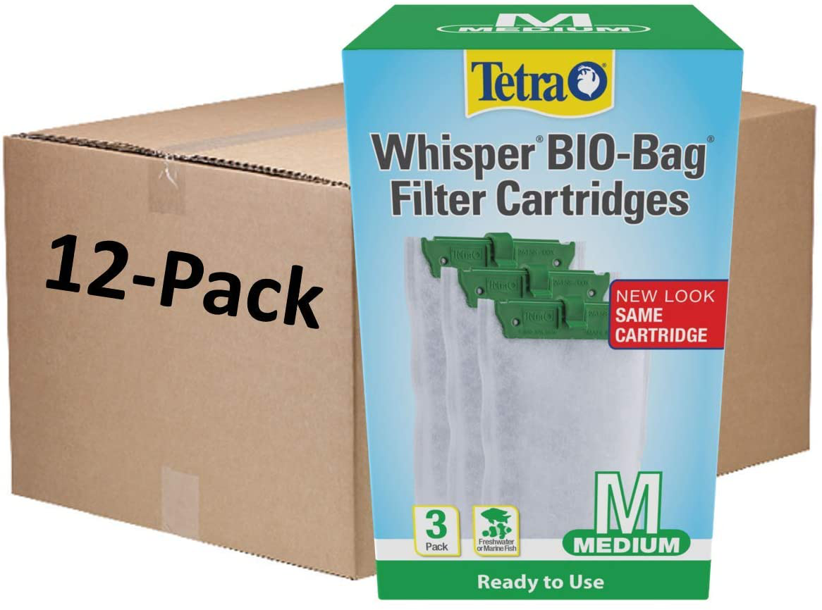 Tetra Whisper Bio-Bag Filter Cartridges for Aquariums - Unassembled Animals & Pet Supplies > Pet Supplies > Fish Supplies > Aquarium Filters Tetra 36 Count - Original Medium 