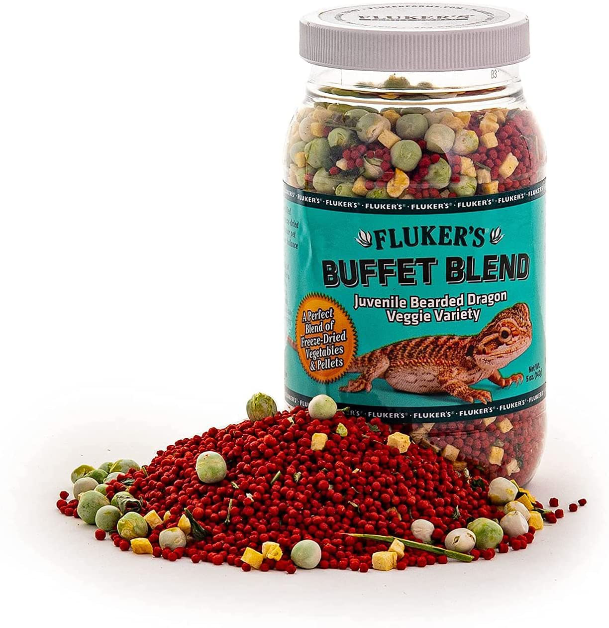 Buffet Blend Juvenile Bearded Dragon Veggie Variety Animals & Pet Supplies > Pet Supplies > Reptile & Amphibian Supplies > Reptile & Amphibian Food Fluker's Sіnglе Pасk - Vegetable  