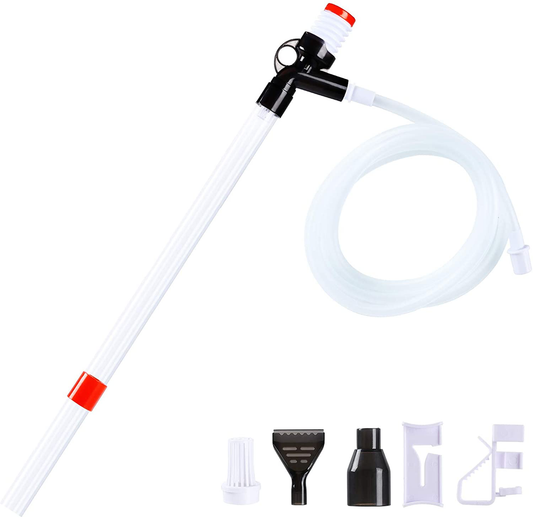 Aquamiracle Aquarium Gravel Cleaner, Fish Tank Siphon Cleaner, Long Nozzle Quick Water Changer for Water Changing and Filter Gravel Cleaning with Adjustable Water Flow Controller Animals & Pet Supplies > Pet Supplies > Fish Supplies > Aquarium Gravel & Substrates AquaMiracle   
