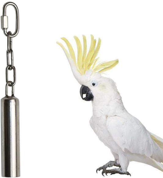 Stainless Steel Bell Bird Toys Chew Toy for Parrot, Macaw, African Greys, Small Cockatoo, Parakeet, Cockatiels Heavy Duty Bird Cage Stand Toys Animals & Pet Supplies > Pet Supplies > Bird Supplies > Bird Cages & Stands Peety S  