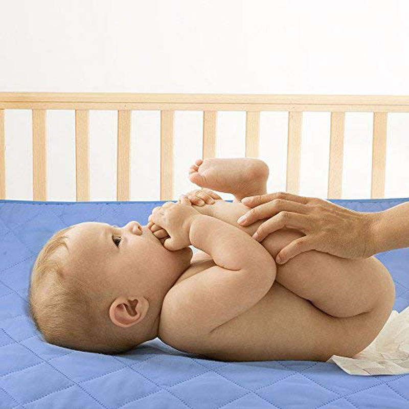 Topwon Quilted Changing Pad Waterproof, Crib Mattress Pad Liner,Comfy and Soft Foldable Mattresses 23'' X 31'' Protection for Kids, Adults, Elderly | Liquid, Urine, Accidents (Pack of 1)