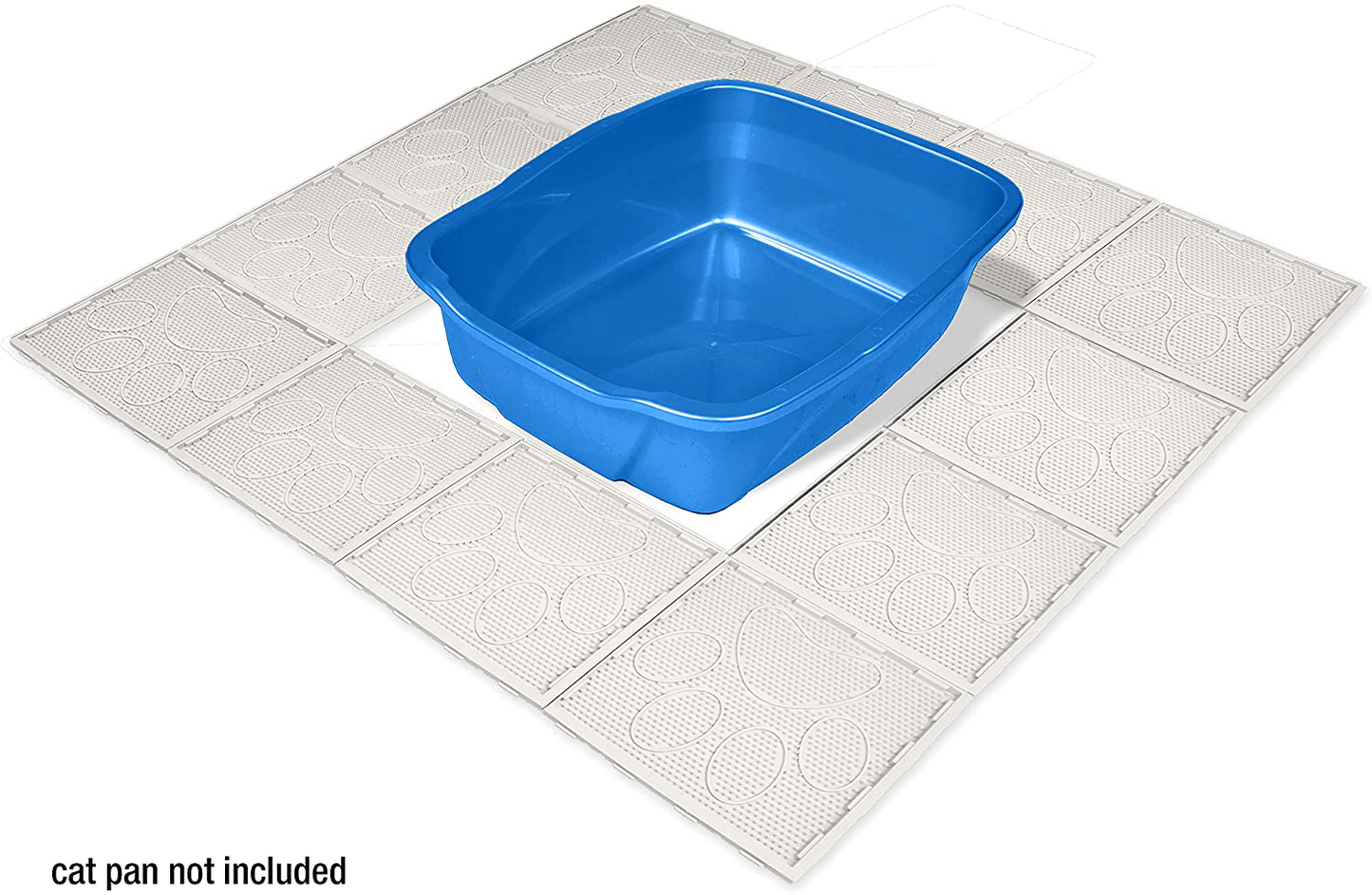 Van Ness Trackless Cat Litter Mat Tiles Animals & Pet Supplies > Pet Supplies > Cat Supplies > Cat Litter Box Mats Van Ness   