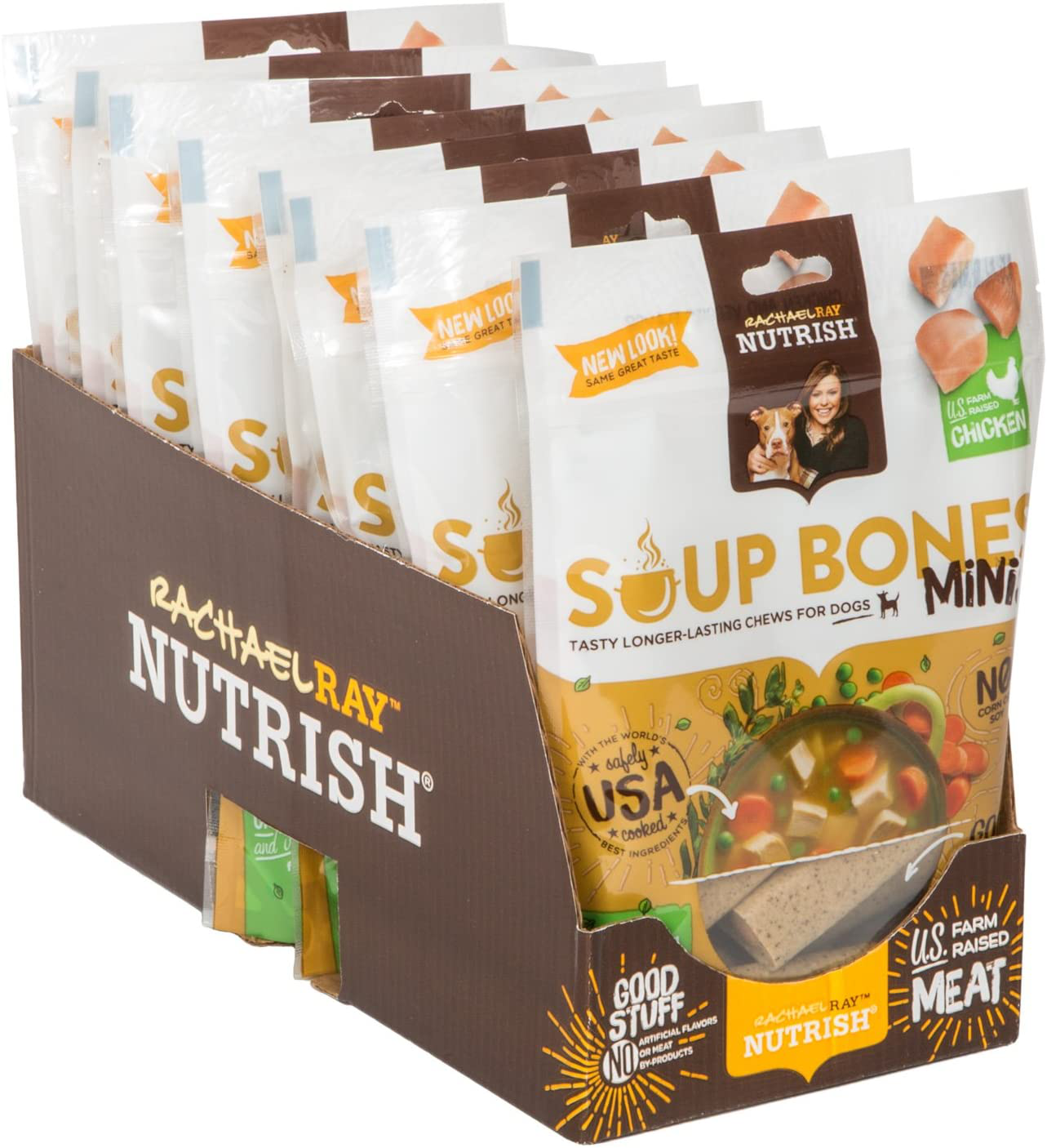 Rachael Ray Nutrish Soup Bones Longer Lasting Dog Treat Chews Animals & Pet Supplies > Pet Supplies > Small Animal Supplies > Small Animal Treats J.M. SMUCKER COMPANY   