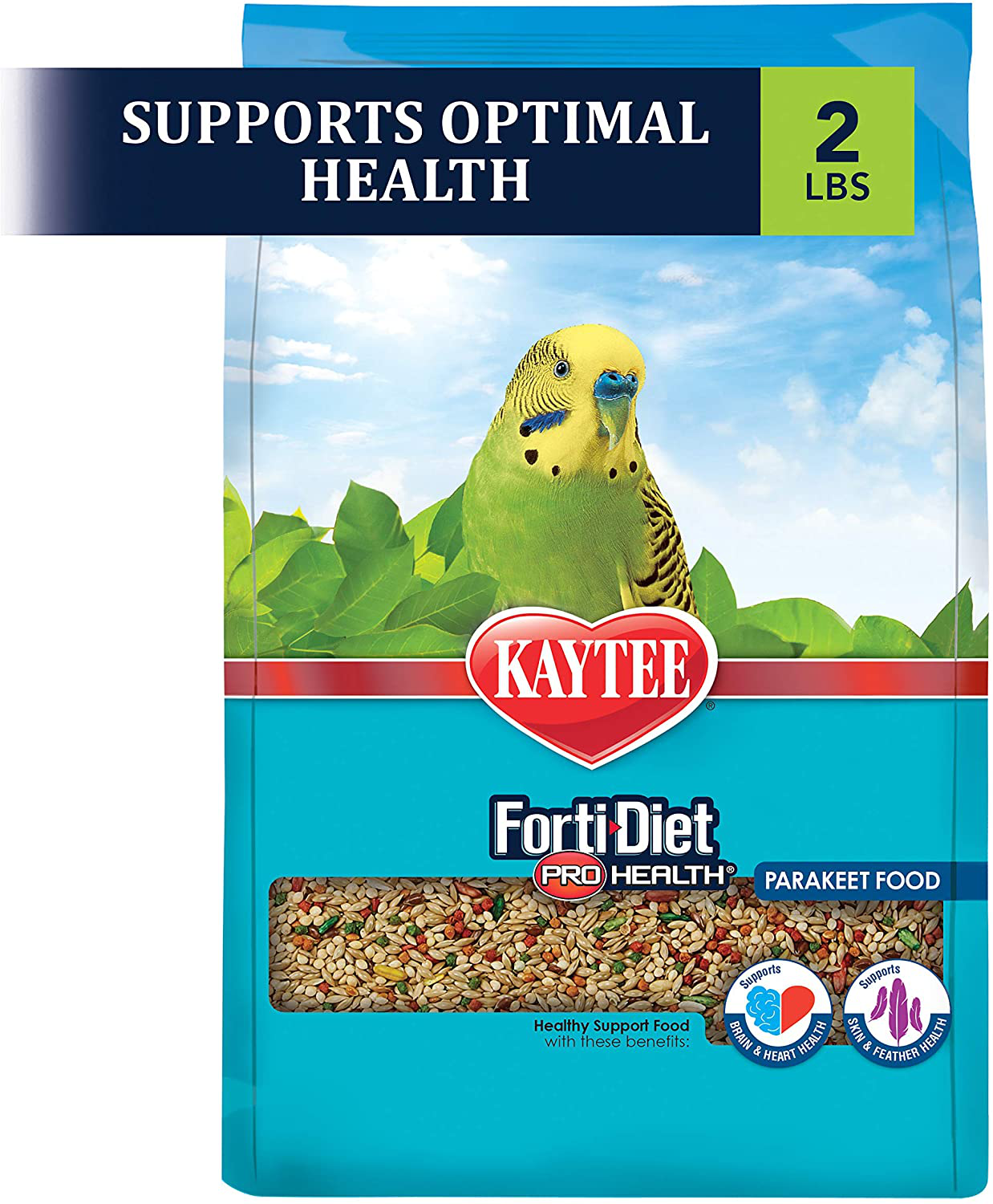 Kaytee Forti-Diet Pro Health Parakeet Food Animals & Pet Supplies > Pet Supplies > Bird Supplies > Bird Treats Kaytee   