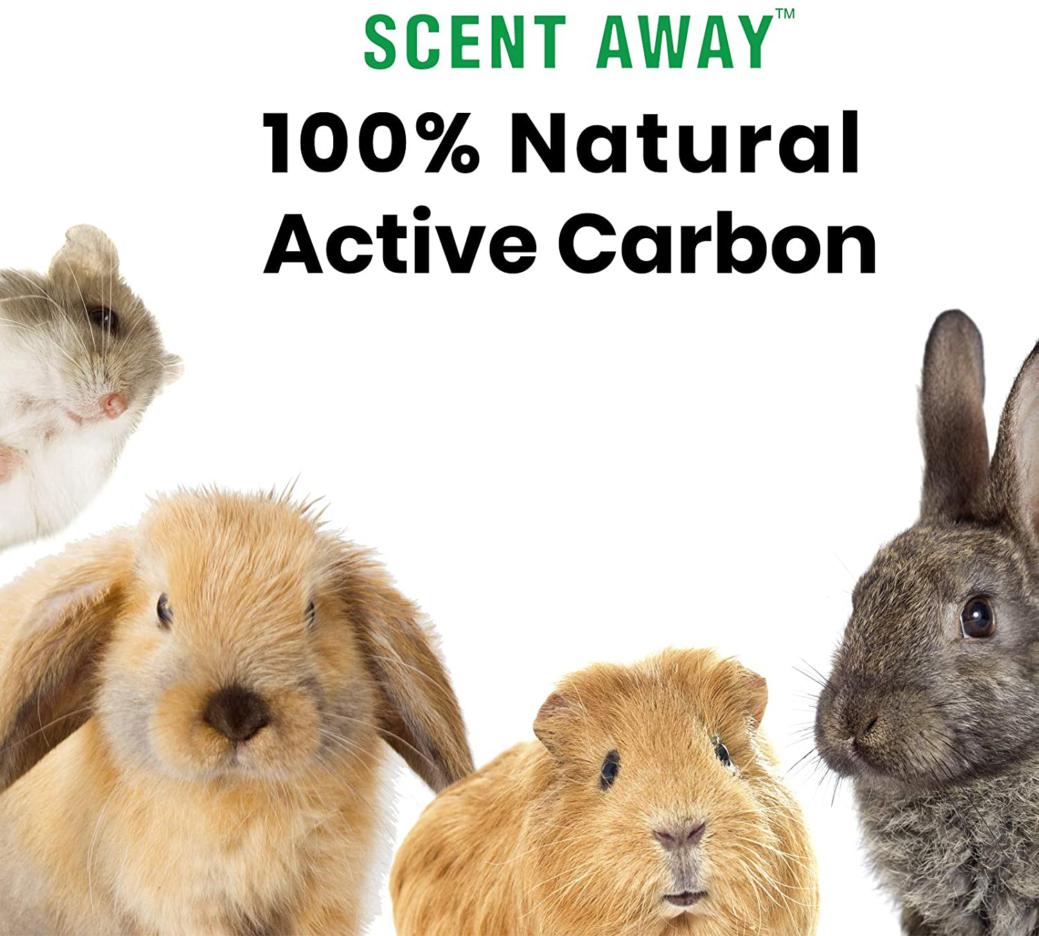 SCENT AWAY | Small Animal Bedding Deodorizer | 100% Natural | Fragrance Free | Active Carbon | Zeolite | Non-Toxic | Odor Control | 3Qt. (2.84L) Animals & Pet Supplies > Pet Supplies > Small Animal Supplies > Small Animal Bedding VGRID Energy Systems Inc.   