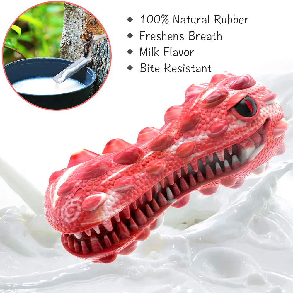 Dog Toys for Aggressive Chewers Large Breed Durable Tough Dog Chew Toys for Medium Large Dogs, 100% Natural Rubber Animals & Pet Supplies > Pet Supplies > Dog Supplies > Dog Toys Wisedom   