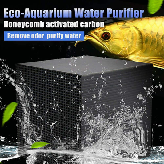 ELEDUCTMON Eco-Aquarium Water Purifier Cube Filter Activated Carbon Ultra Strong Filtration and Absorption for Aquarium,Ponds,Fish Tank, Water Tank, Water Purification Animals & Pet Supplies > Pet Supplies > Fish Supplies > Aquarium Filters ELEDUCTMON   