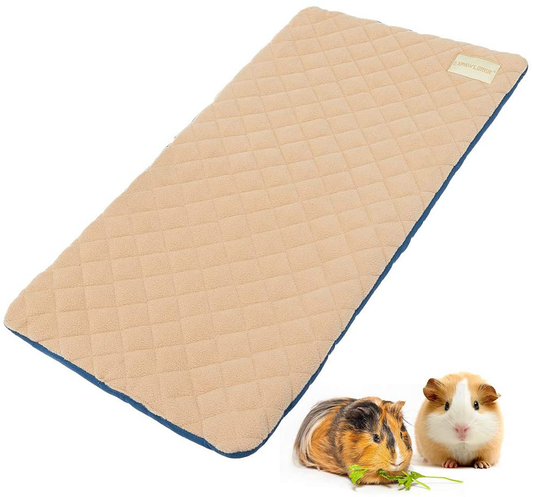 EXPAWLORER Guinea Pig Fleece Cage Liners - Washable Non Slip Guinea Pig Bedding, Waterproof Super Absorption Reusable Pee Pads for Rabbits, Hamsters, and All Small Animals Animals & Pet Supplies > Pet Supplies > Small Animal Supplies > Small Animal Bedding EXPAWLORER   