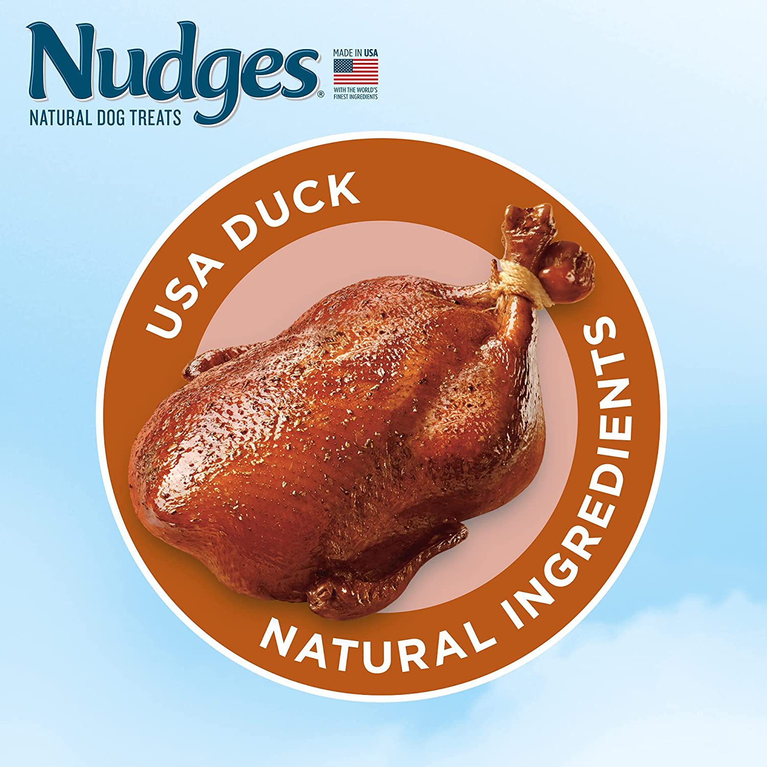 Nudges Natural Dog Treats Jerky Cuts Made with Real Duck Animals & Pet Supplies > Pet Supplies > Small Animal Supplies > Small Animal Treats Nudges   