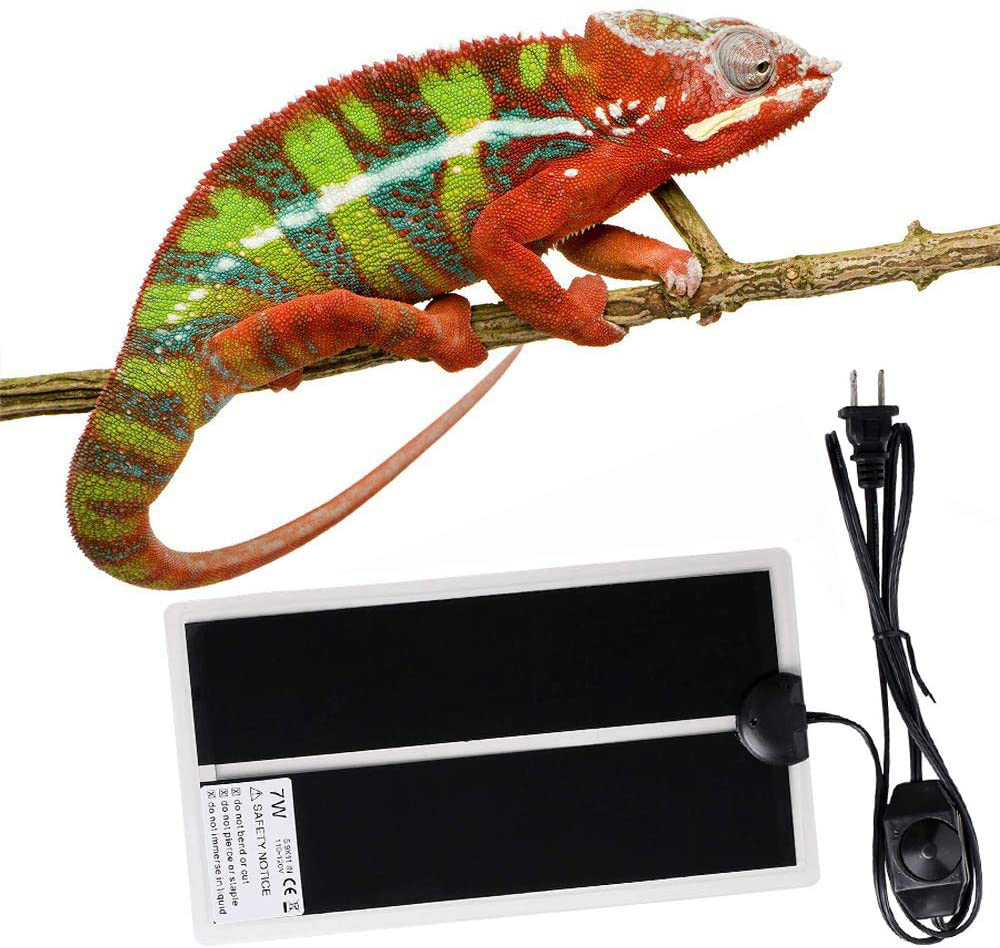 Reptile Heating Pad, Atian Reptile Tank Warmer with Temperature Controller Pet Heat Mats 7W Animals & Pet Supplies > Pet Supplies > Reptile & Amphibian Supplies > Reptile & Amphibian Habitat Heating & Lighting ZOIPPDMS ATian   