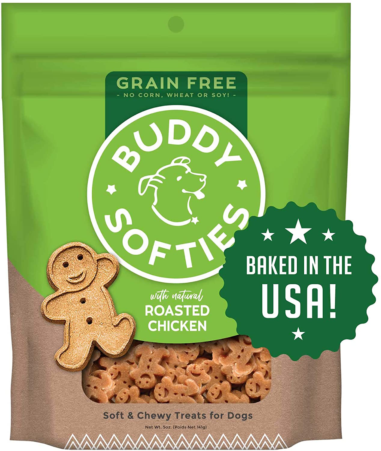Buddy Biscuits Grain Free Dog Treats, Made in the USA Only, Healthy Ingredients No Wheat Corn or Soy Animals & Pet Supplies > Pet Supplies > Dog Supplies > Dog Treats Buddy Biscuits   