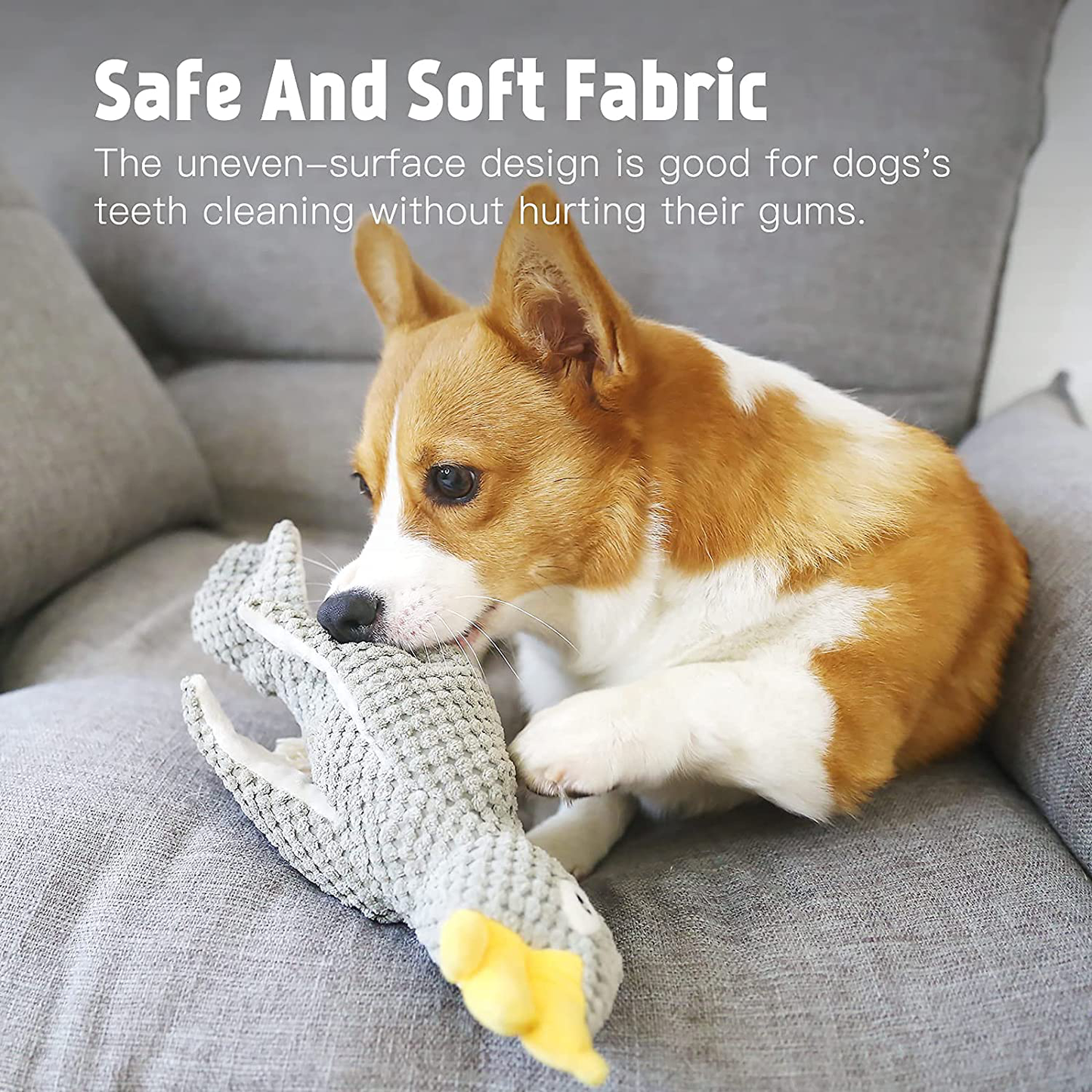 Dog Toys for Small Dog, Plush Interactive Dog Squeak Toy for Puppies, Durable Dog Chew Toy with Stuffed and Crinkle Paper to Clean Teeth for Medium Dogs Animals & Pet Supplies > Pet Supplies > Dog Supplies > Dog Toys Pefent   