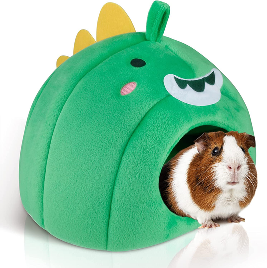 Guinea Pig Bed,Washable Warm Small Pet Animals Cave Bed,Hamster Hedgehogs Chinchilla Habitat Pet Bed House Hideout Cage Accessories Animals & Pet Supplies > Pet Supplies > Small Animal Supplies > Small Animal Habitat Accessories Olerqzer   