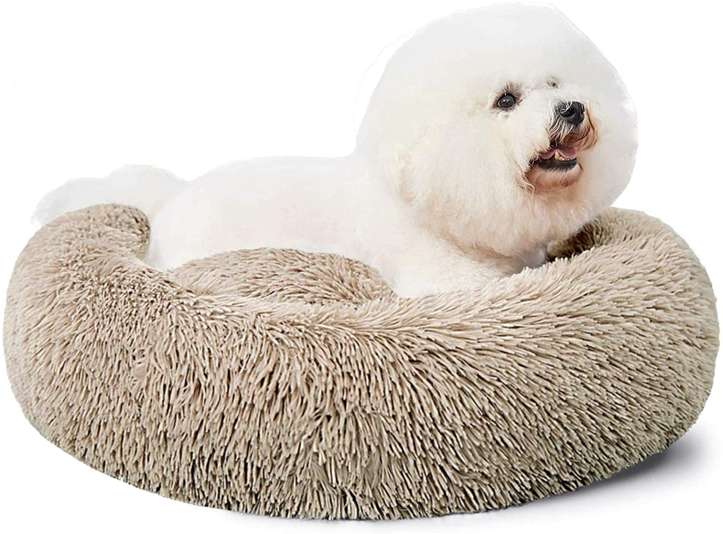 HACHIKITTY Dog Beds Calming Donut Cuddler, Puppy Dog Beds Large Dogs, Indoor Dog Calming Beds Large,30'' Animals & Pet Supplies > Pet Supplies > Dog Supplies > Dog Beds HACHIKITTY   
