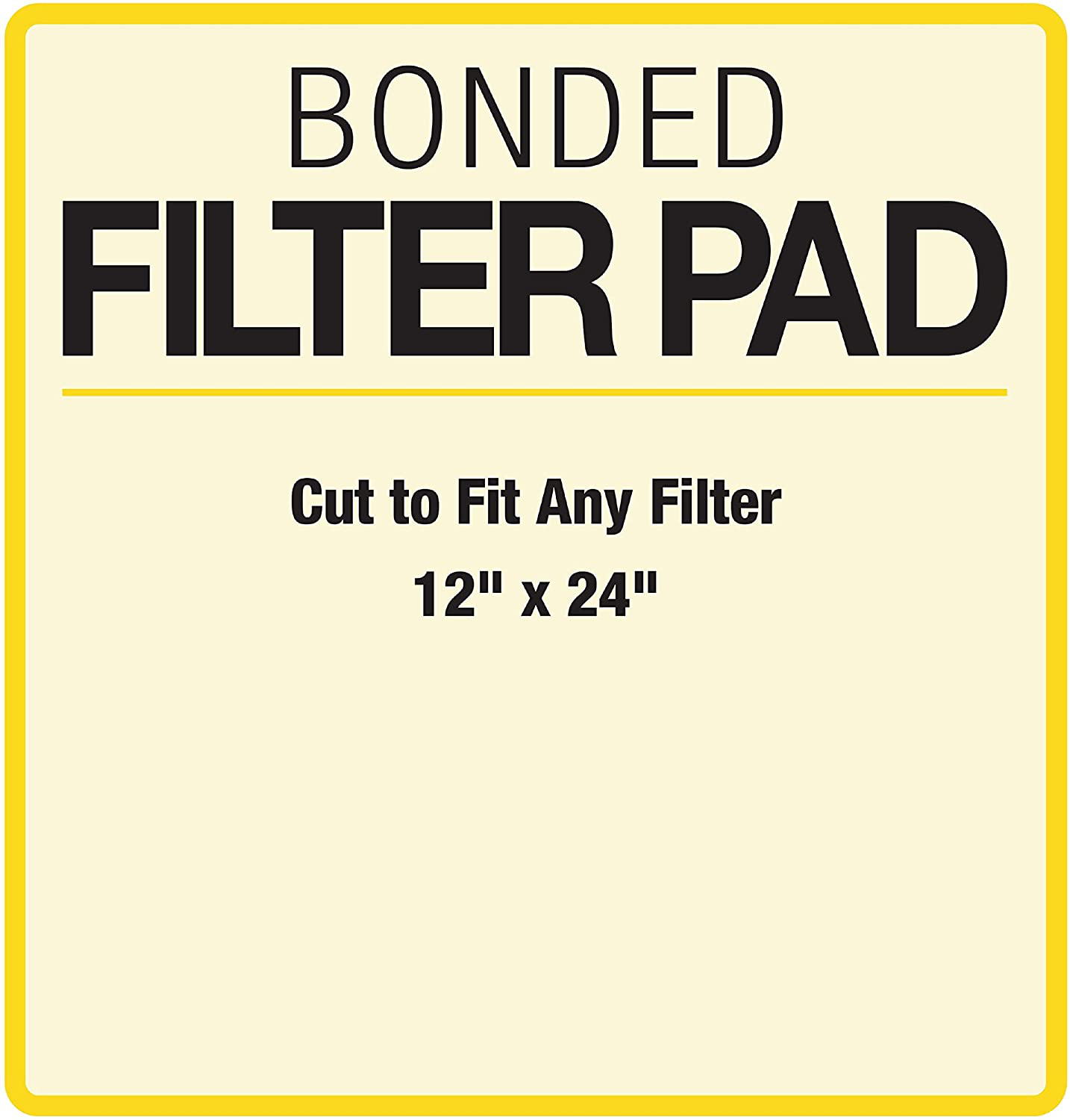 Marineland Bonded Filter Pad, Cut to Fit Any Aquarium Filter Animals & Pet Supplies > Pet Supplies > Fish Supplies > Aquarium Filters MarineLand   
