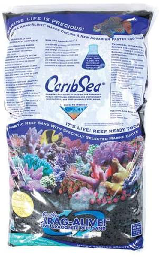 Carib Sea ACS00797 Arag Alive Hawaiian Reef for Aquarium, 20 Pound, Black