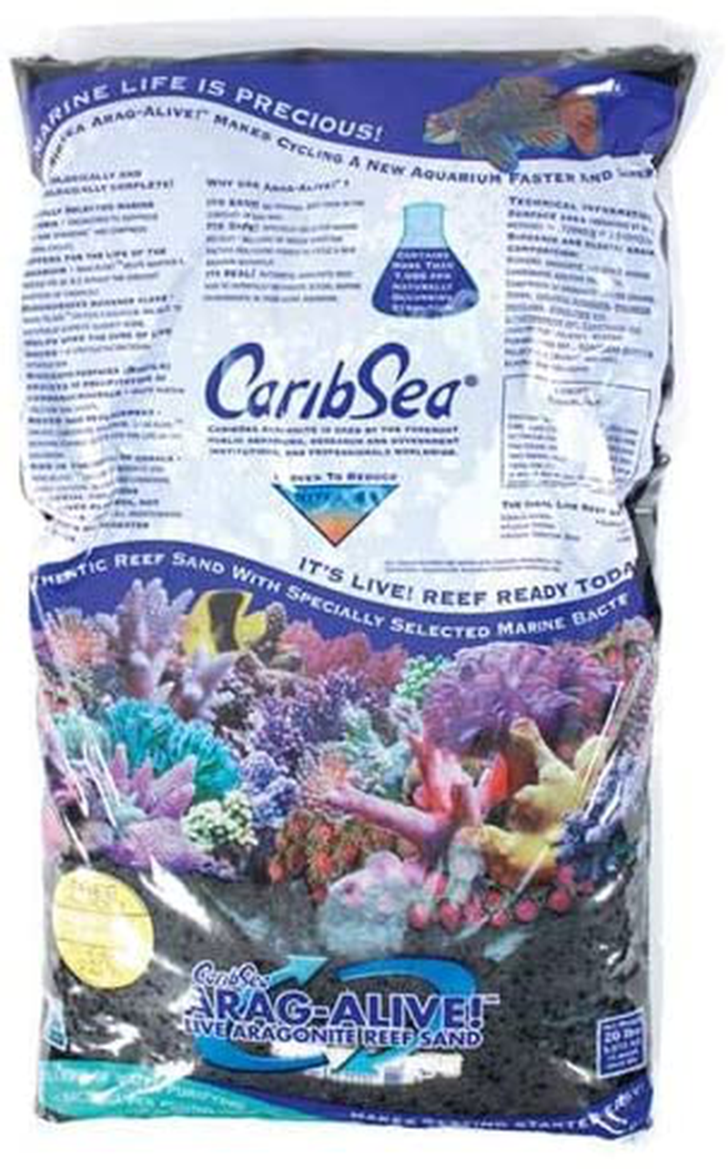Carib Sea ACS00797 Arag Alive Hawaiian Reef for Aquarium, 20 Pound, Black Animals & Pet Supplies > Pet Supplies > Fish Supplies > Aquarium Gravel & Substrates Carib Sea   
