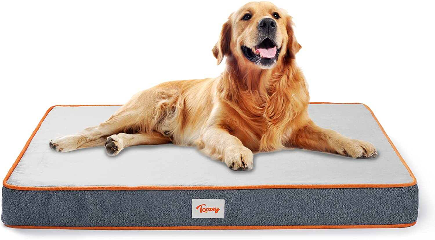 Toozey Orthopedic Memory Foam Dog Bed, 2-Layer Thick High-Density Mattress Washable Dog Crate Bed with Removable Cover and Waterproof Liner, Premium Plush Dog Bed for Small, Medium, Large Dogs, Cats Animals & Pet Supplies > Pet Supplies > Dog Supplies > Dog Beds Toozey   