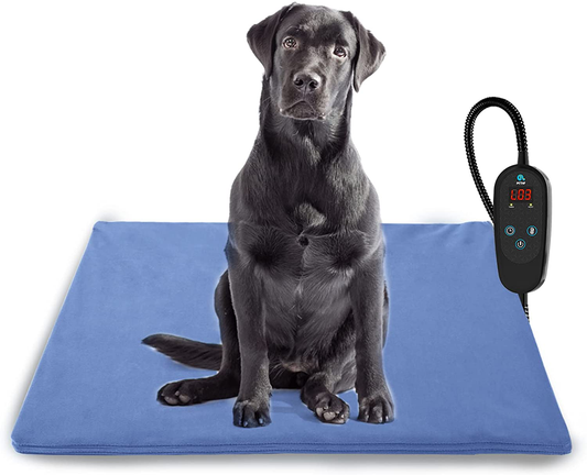 Upgraded Pet Heating Pad for Dogs Cats with Timer,Safety Cat Dog Heating Pad,Waterproof Heated Cat Dog Bed Mat,Adjustable Warming Mat with 6 Levels Temperature & 4 Timers Auto off Chew Resistant Cord Animals & Pet Supplies > Pet Supplies > Cat Supplies > Cat Beds petnf   