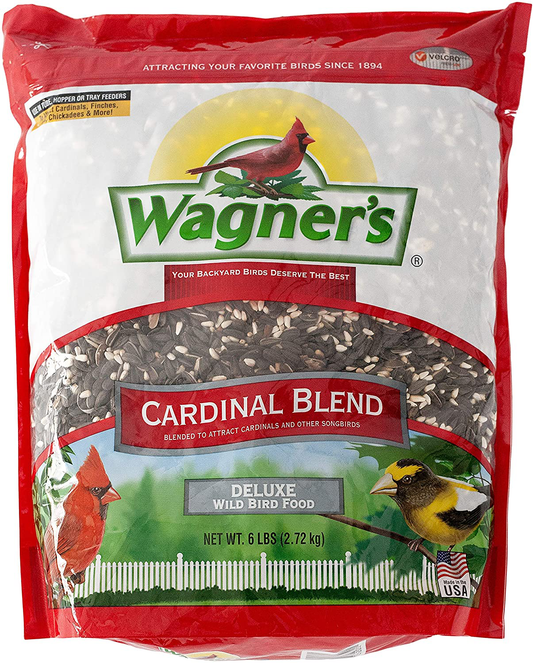 Wagner'S 62032 Cardinal Blend Wild Bird Food, 6-Pound Bag Animals & Pet Supplies > Pet Supplies > Bird Supplies > Bird Treats Wagner's 1-Pack  