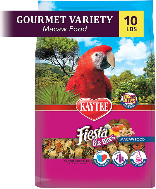 Kaytee Gourmet Big Bites Macaw Food Animals & Pet Supplies > Pet Supplies > Bird Supplies > Bird Food Central Garden & Pet   