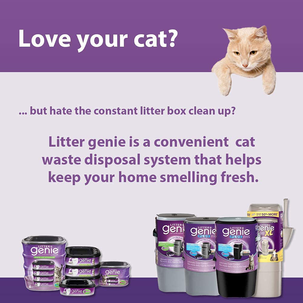 Litter Genie Refill (4 Pack) Animals & Pet Supplies > Pet Supplies > Cat Supplies > Cat Litter Litter Genie   