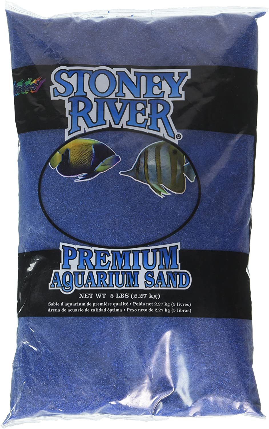Stoney River Blue Aquatic Sand Freshwater and Marine Aquariums, 5-Pound Bag Animals & Pet Supplies > Pet Supplies > Fish Supplies > Aquarium Gravel & Substrates Stoney River   