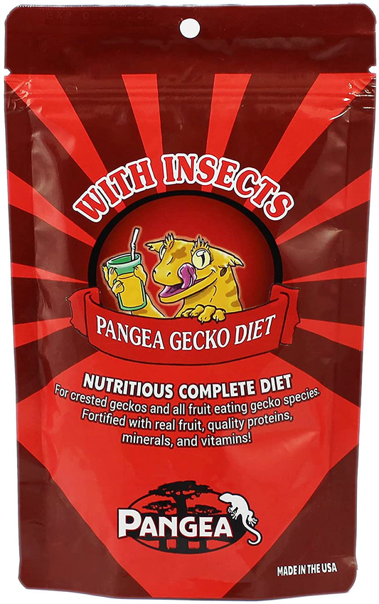 Pangea Fruit Mix with Insects Crested Gecko Complete Diet 1 Lb Animals & Pet Supplies > Pet Supplies > Reptile & Amphibian Supplies > Reptile & Amphibian Food Pangea   