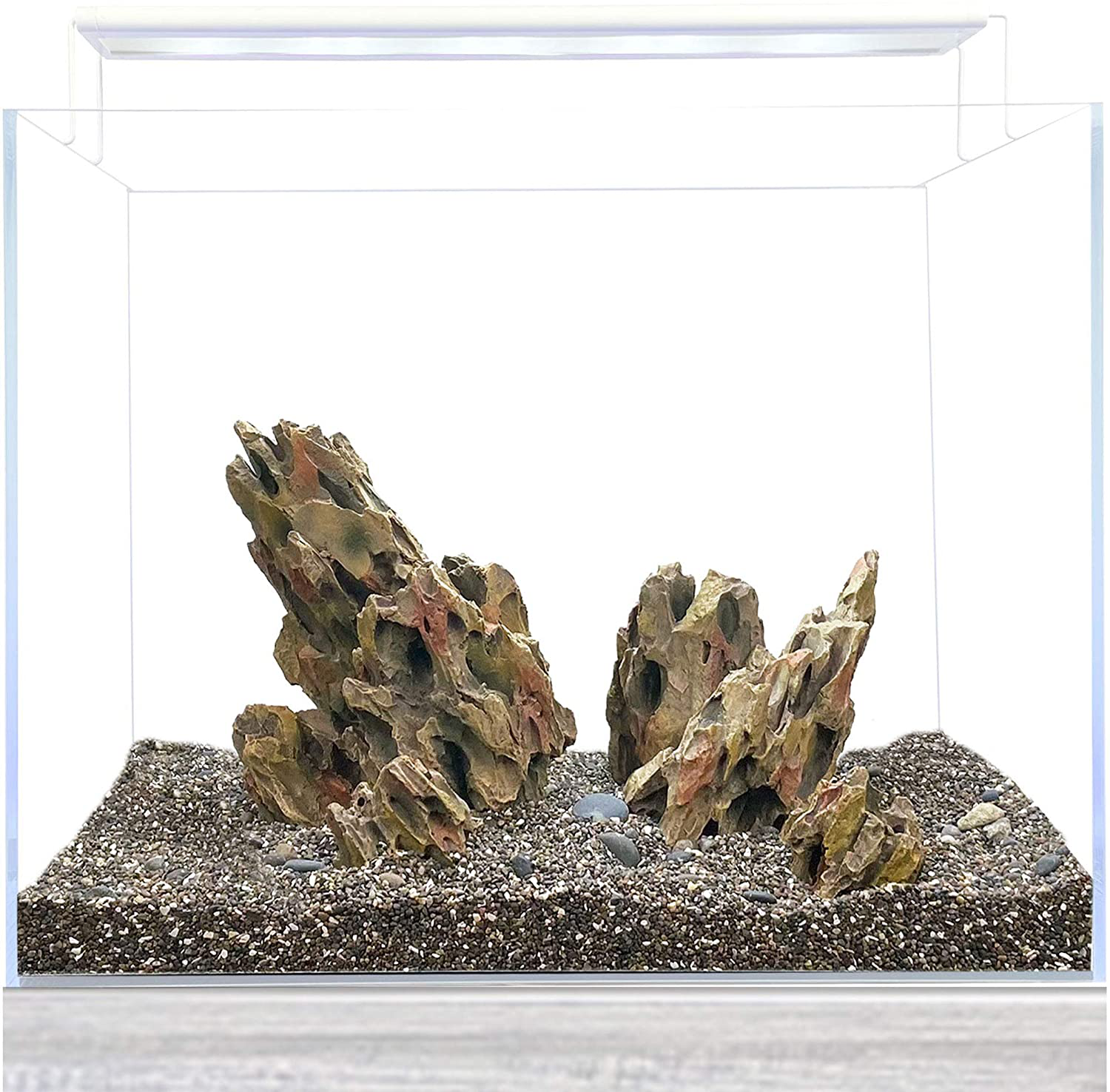 CURRENT USA Ohko Dragon Stone Aquarium Rock Decor - Natural, Lightweight Molded Fish Tank Decoration for Aquascaping, Terrariums, Vivariums - PH Neutral Animals & Pet Supplies > Pet Supplies > Fish Supplies > Aquarium Decor CURRENT   
