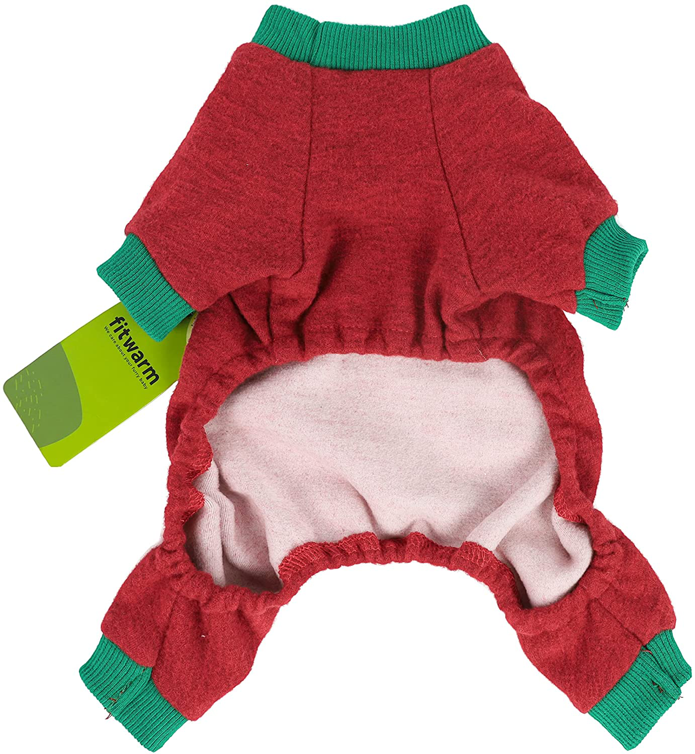 Fitwarm Dog Valentines Outfit I Love You to the Moon and Back Paw-Some Sleeper Lightweight Velvet Dog Pajamas Thermal Pjs Puppy Clothes Stretchy Doggie Onesie Pet Shirt Cat Jammies Animals & Pet Supplies > Pet Supplies > Dog Supplies > Dog Apparel Fitwarm   