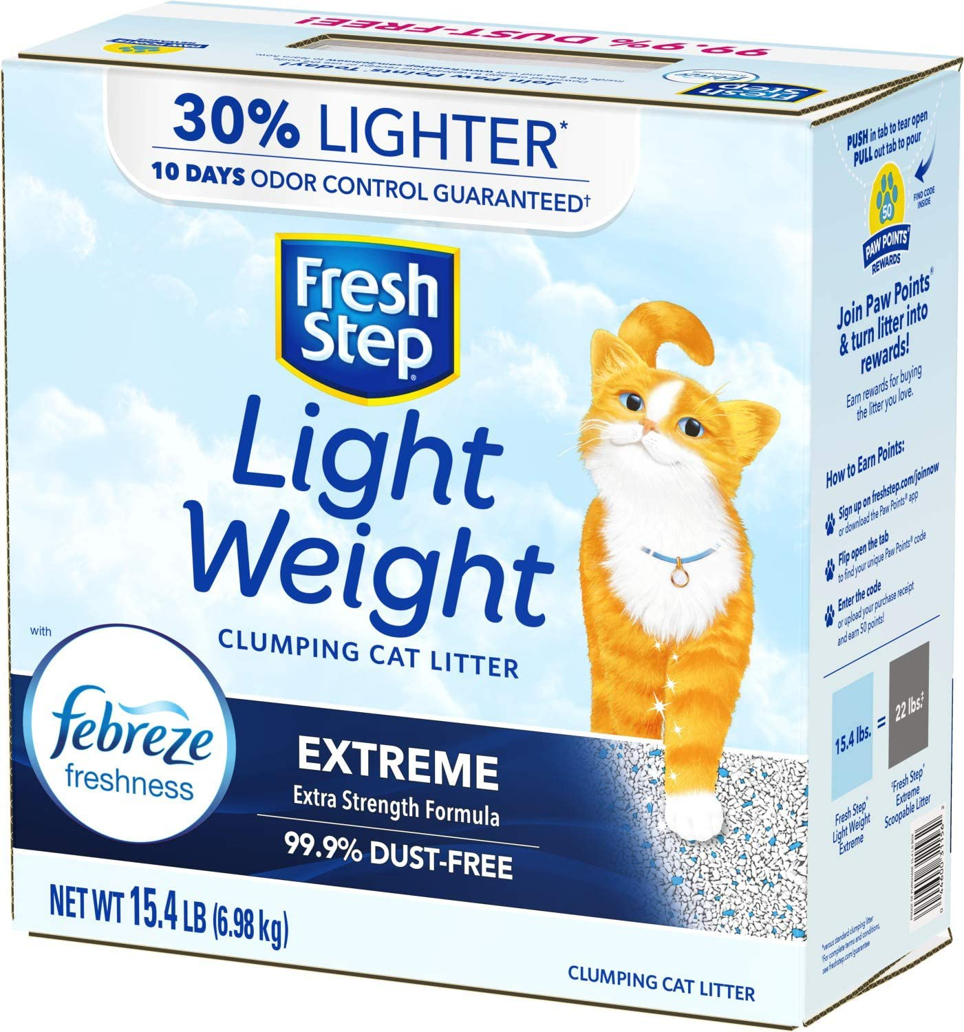 Fresh Step Lightweight Clumping Cat Litter - 15.4Lb Animals & Pet Supplies > Pet Supplies > Cat Supplies > Cat Litter Box Mats Fresh Step   