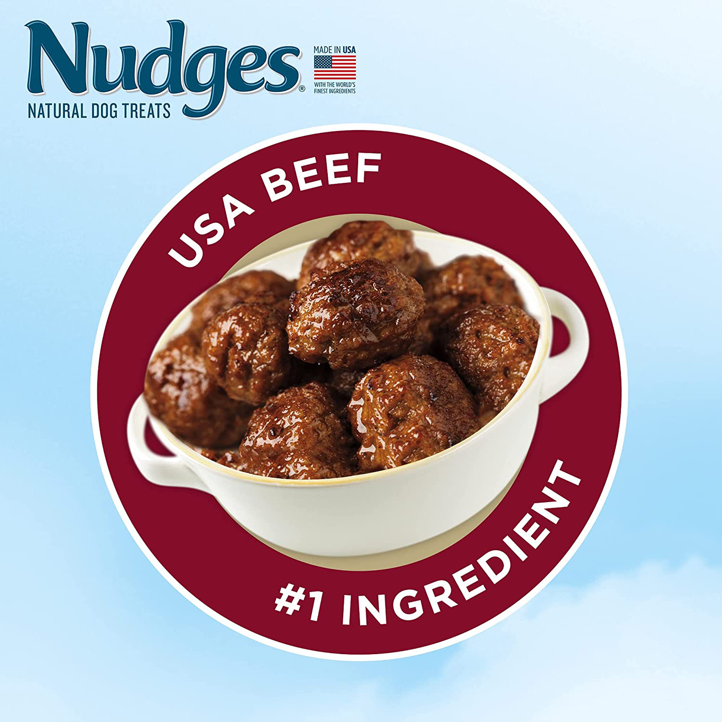 Nudges Natural Dog Treats Homestyle Made with Real Beef and Rice, 16 Oz Animals & Pet Supplies > Pet Supplies > Small Animal Supplies > Small Animal Treats Nudges   