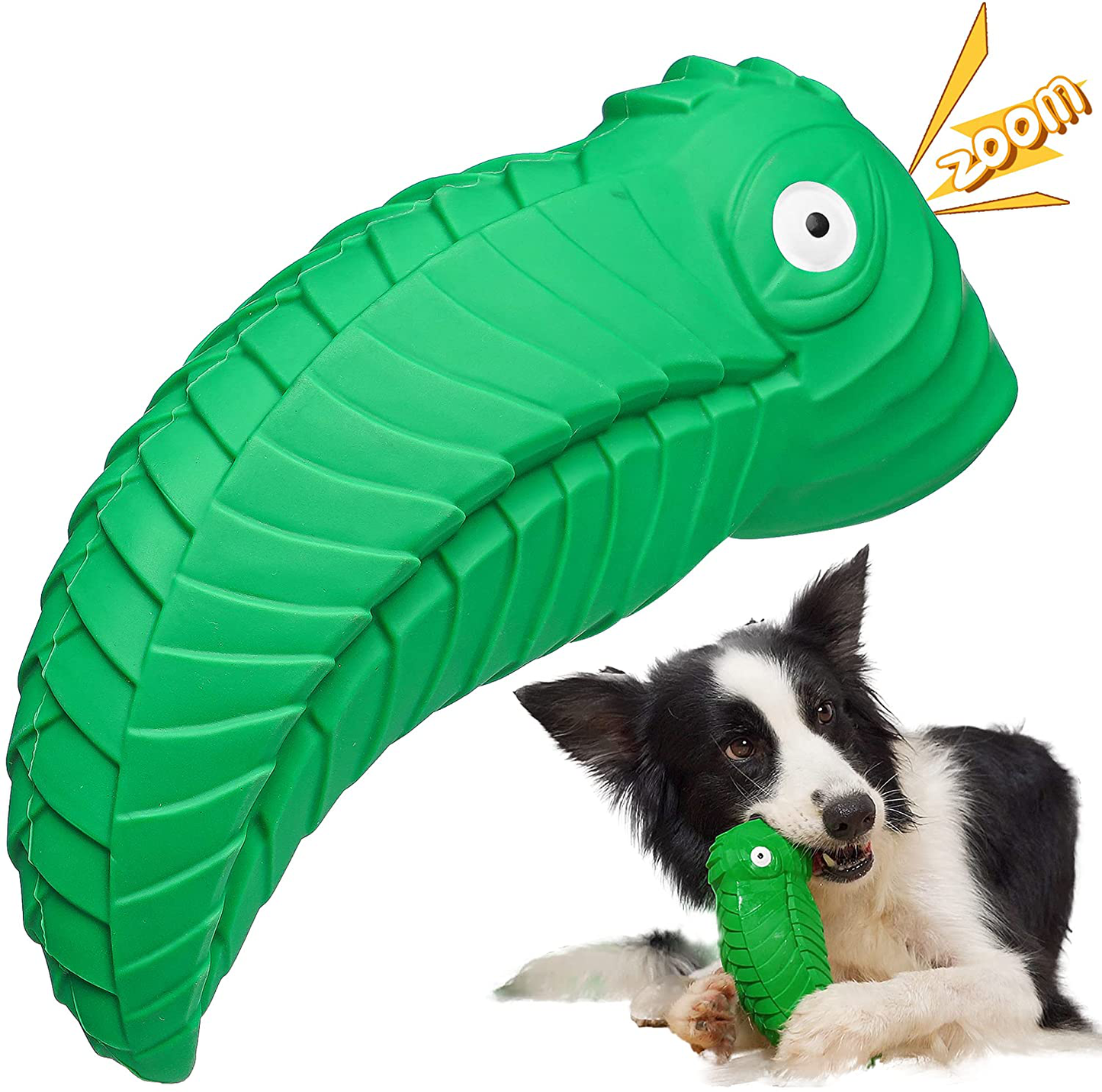 Sugelary Squeaky Dog Toys for Aggressive Chewer Large Medium Breed Dog, Indestructible Tough Durable Dog Chew Toys with Non-Toxic Natural Rubber Animals & Pet Supplies > Pet Supplies > Dog Supplies > Dog Toys Sugelary Toucan  