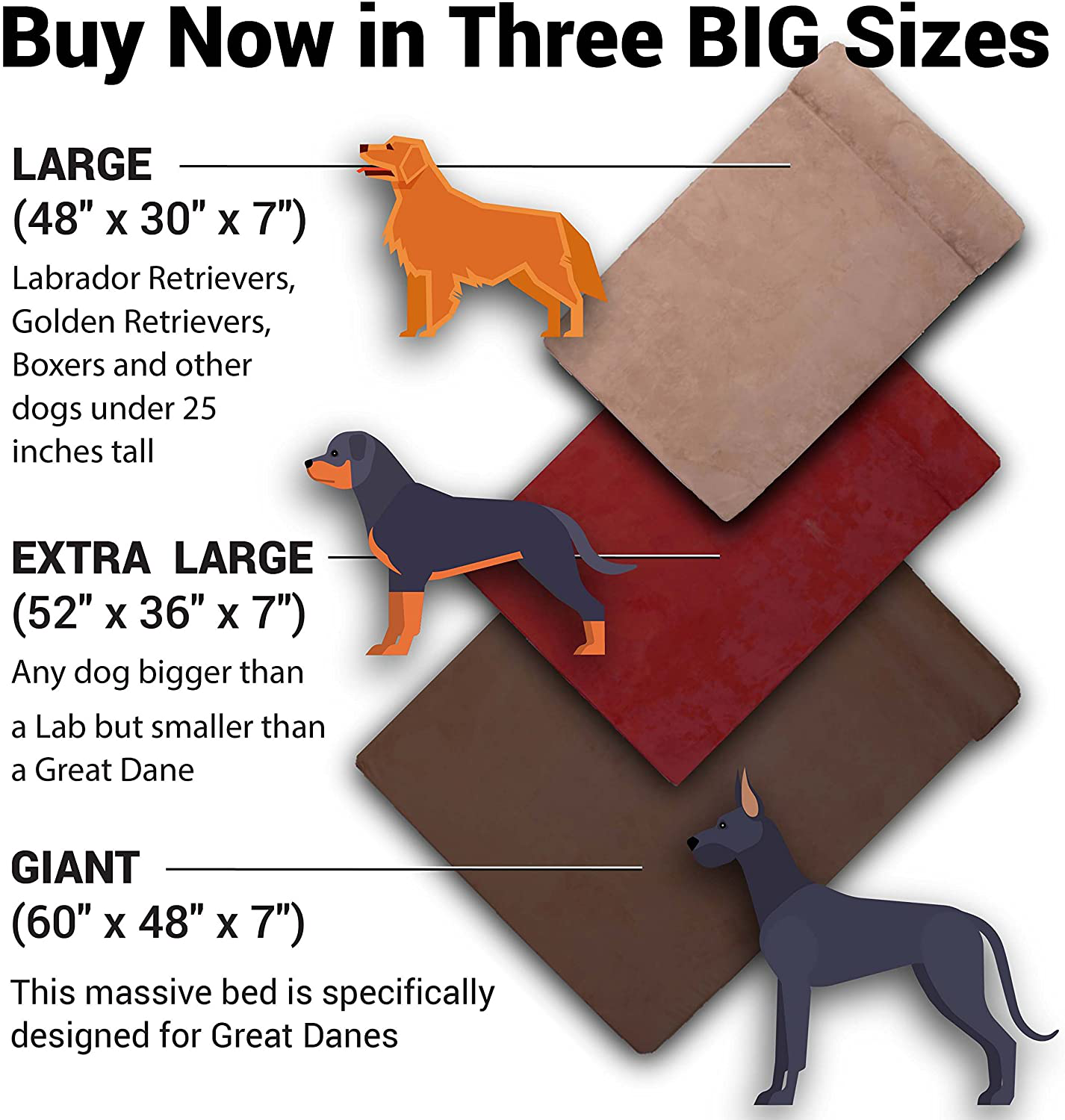 Big Barker 7" Pillow Top Orthopedic Dog Bed for Large and Extra Large Breed Dogs (Headrest Edition)