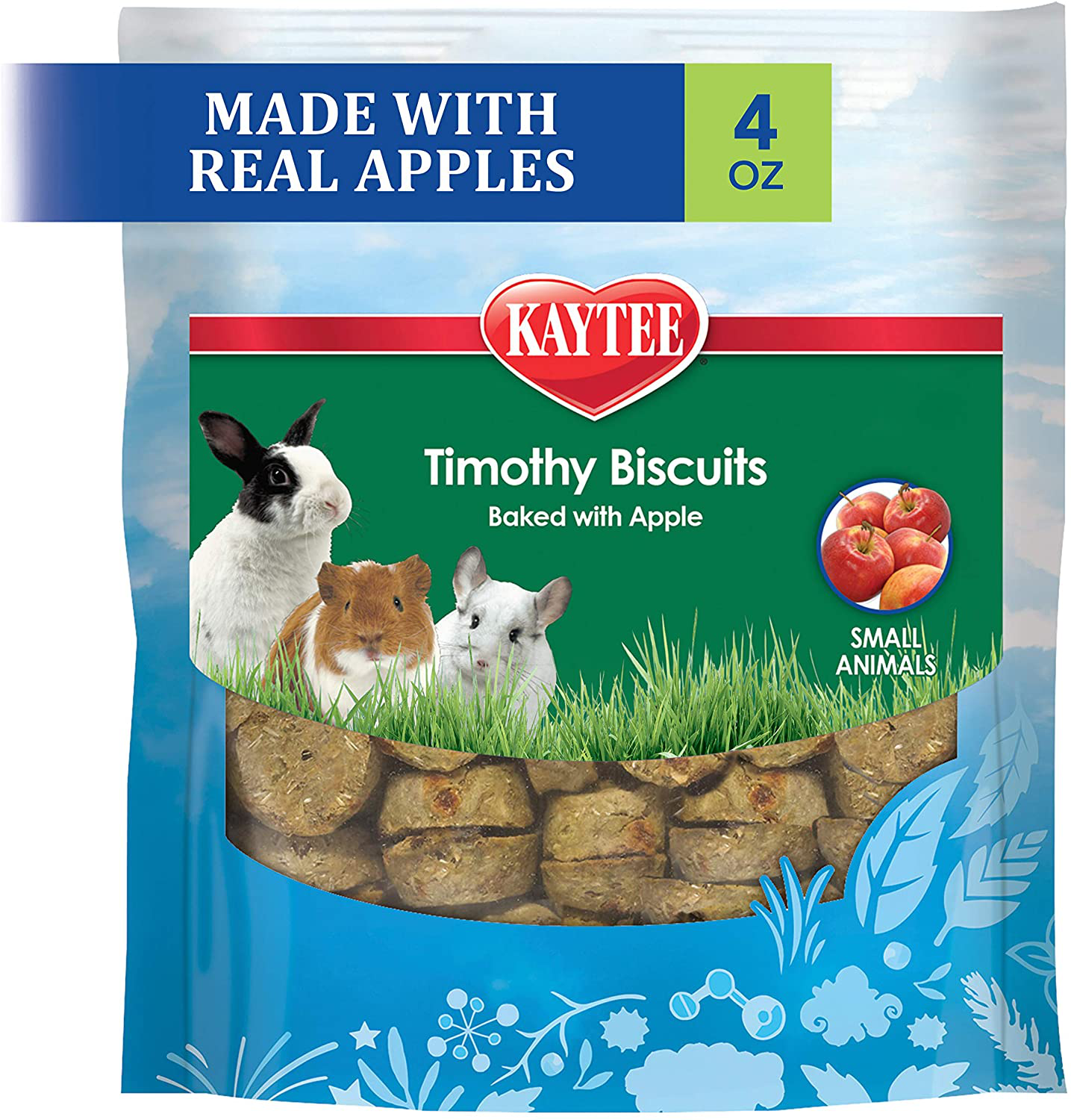 Kaytee Timothy Biscuits Baked Treat Animals & Pet Supplies > Pet Supplies > Small Animal Supplies > Small Animal Treats Kaytee Apple  