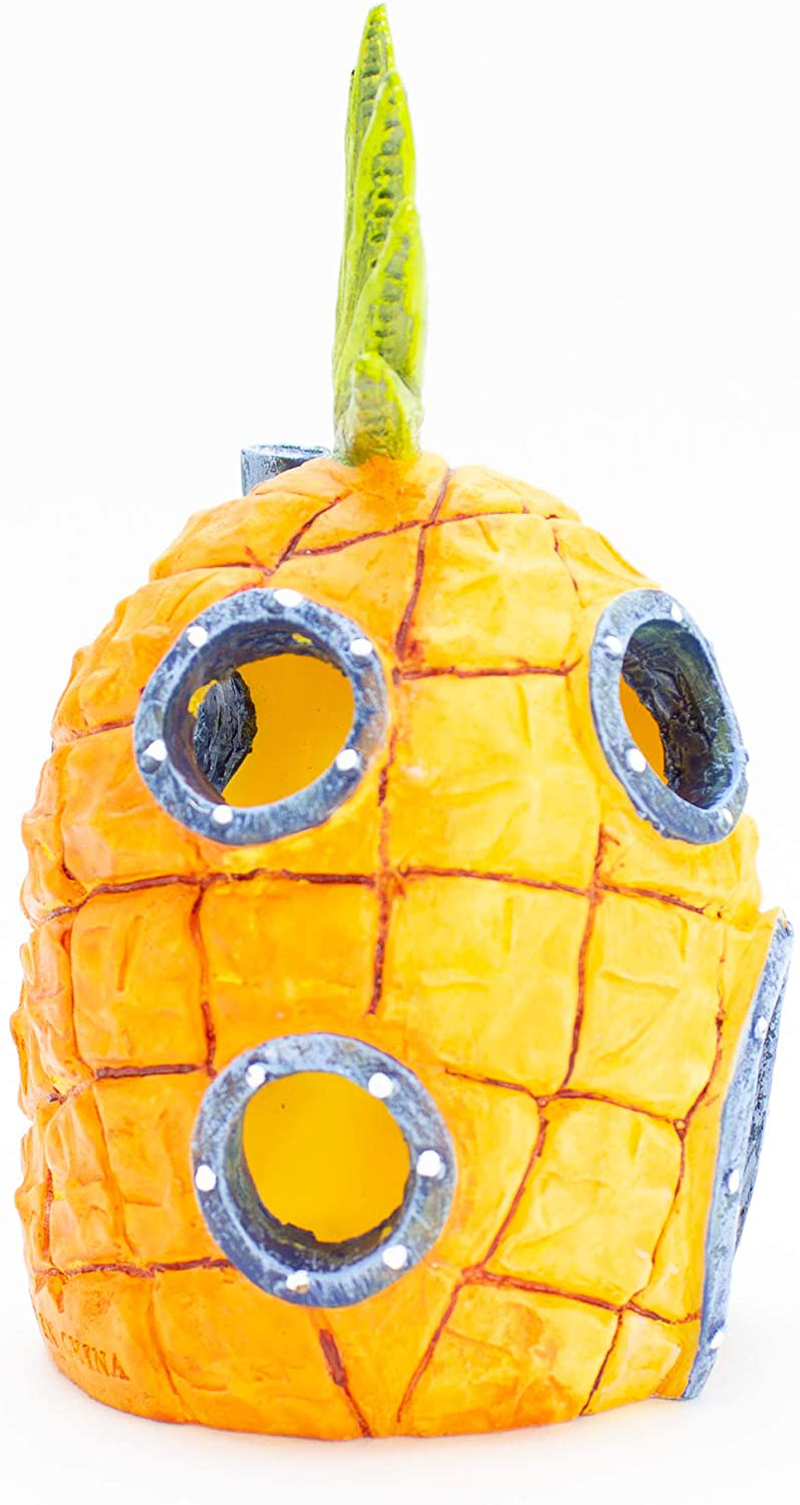 Penn-Plax Officially Licensed Nickelodeon Spongebob Aquarium Ornament – Spongebob’S Pineapple House - Perfect for Fish to Swim in and around - Full Color 6" Decoration Animals & Pet Supplies > Pet Supplies > Fish Supplies > Aquarium Decor Monster Pets   