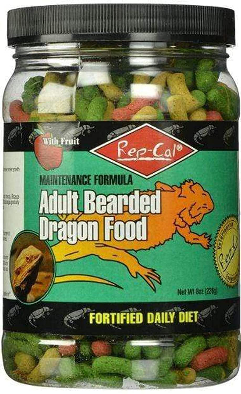 Rep-Cal Maintenance Formula Adult Bearded Dragon Food with Fruit Animals & Pet Supplies > Pet Supplies > Reptile & Amphibian Supplies > Reptile & Amphibian Food Rep-Cal   