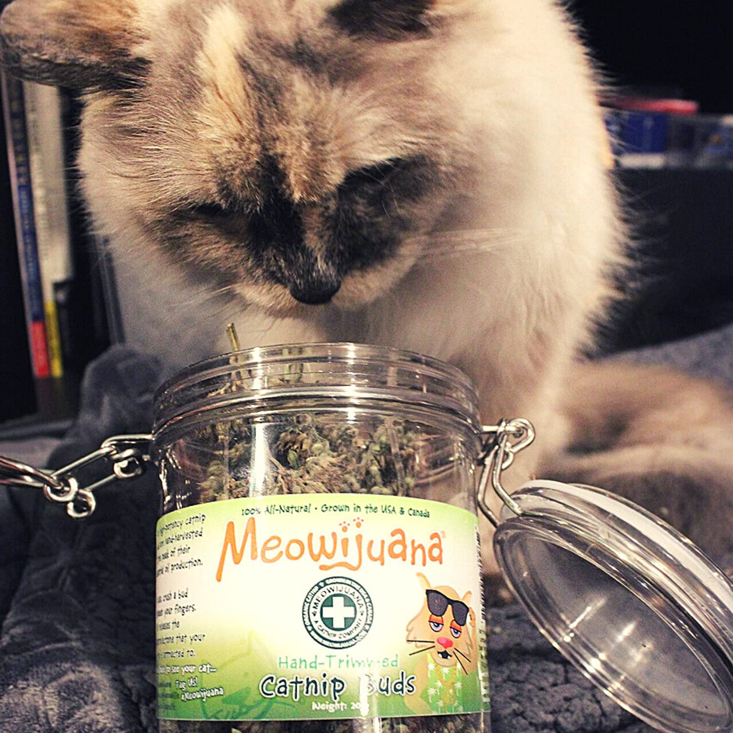 Meowijuana | Crunchie Munchie Bundles | Organic Catnip Center | Grown in the USA | Promotes Cat Health | High Potency Cat Treats | Feline and Cat Lover Approved Animals & Pet Supplies > Pet Supplies > Cat Supplies > Cat Treats Meowijuana   