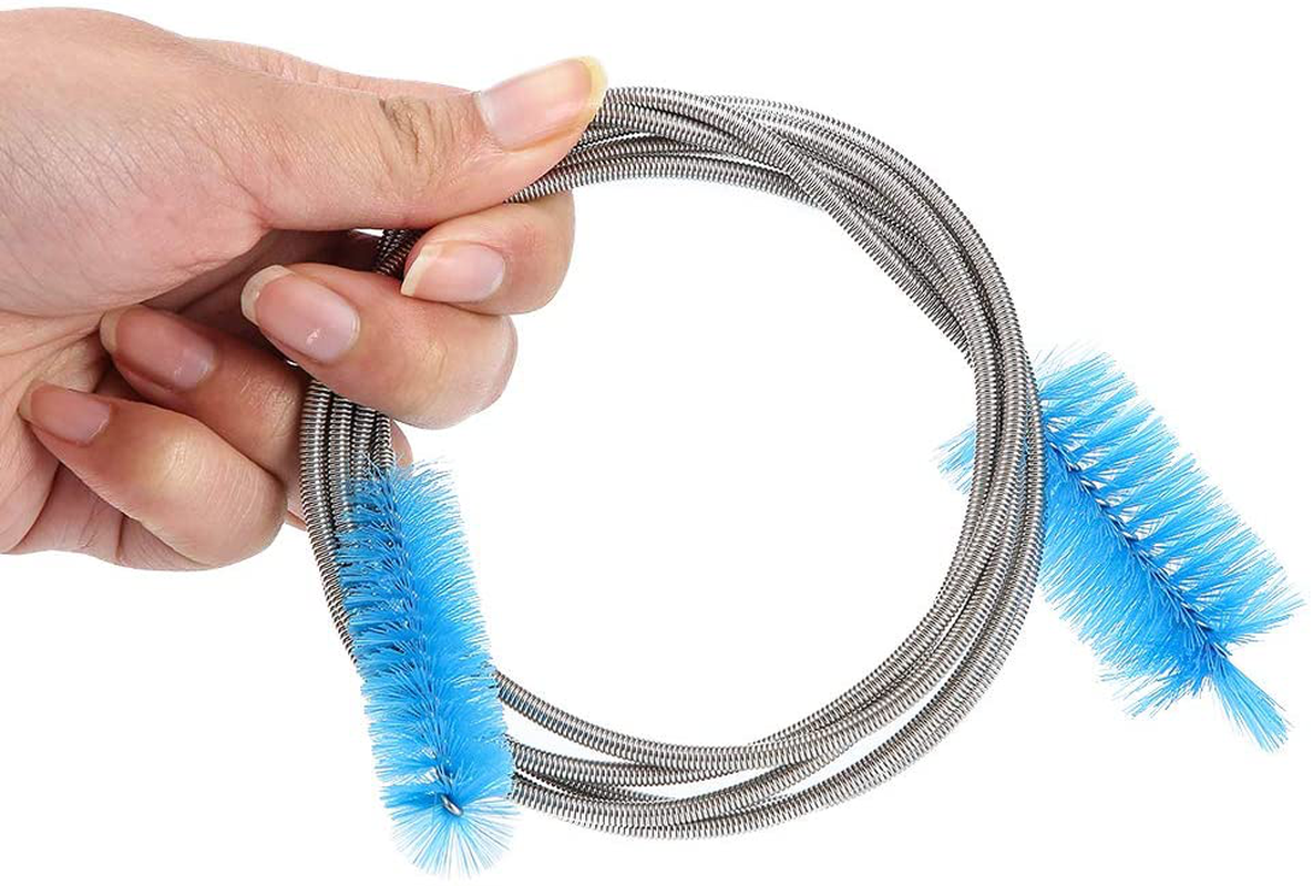 Aquarium Filter Brush Set, Flexible Double Ended Bristles Hose Pipe Cleaner with Stainless Steel Long Tube Cleaning Brush and 10 Pcs Different Sizes Bristles Brushes for Fish Tank for Home Kitchen Animals & Pet Supplies > Pet Supplies > Fish Supplies > Aquarium Cleaning Supplies ACKEIVTO   