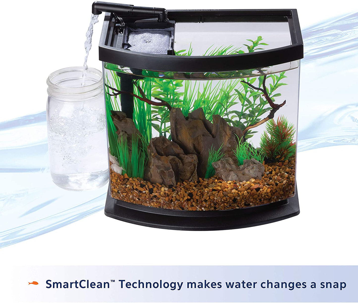 Aqueon LED Minibow Kit with Smartclean Technology Animals & Pet Supplies > Pet Supplies > Fish Supplies > Aquarium Fish Nets Aqueon   