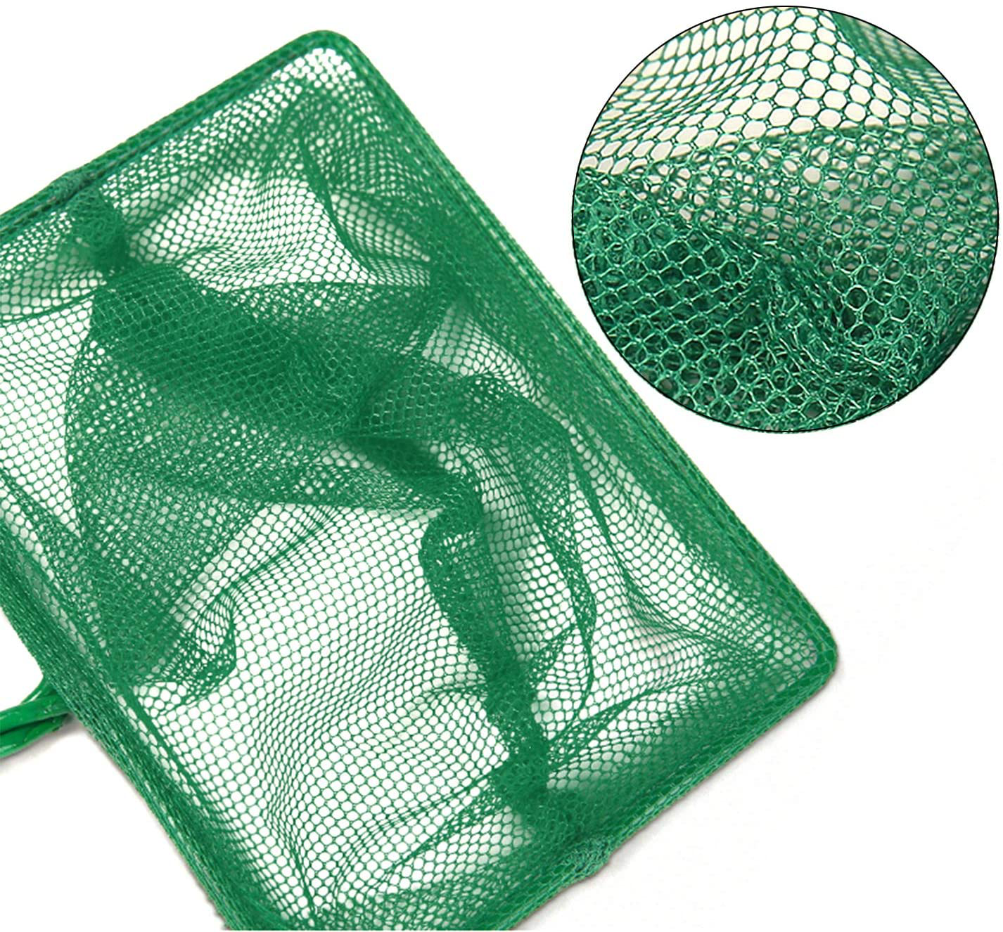 Aquarium Net Fine Mesh Net,4 Pack 4 Inch Small Fish Catch Nets Nylon Fishing Catching Nets with Plastic Handle - Green Animals & Pet Supplies > Pet Supplies > Fish Supplies > Aquarium Fish Nets Rocutus   