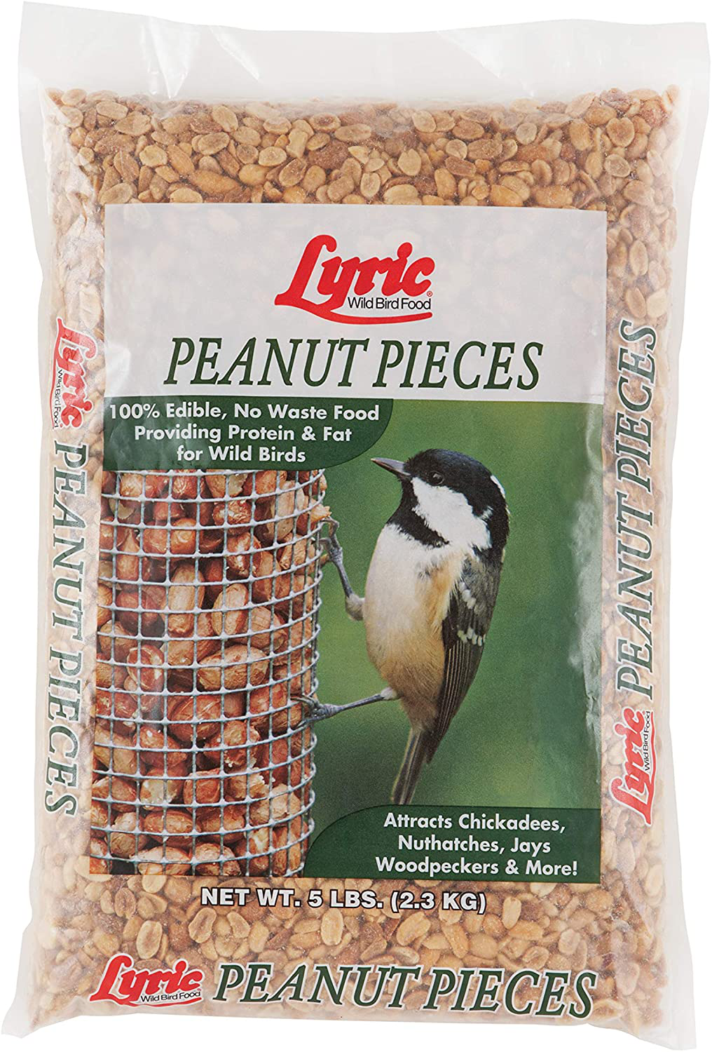 Lyric 2647463 Peanut Pieces Wild Bird Food, 15 Lb Animals & Pet Supplies > Pet Supplies > Bird Supplies > Bird Treats Lebanon Seaboard Corporation Food 5 lb 