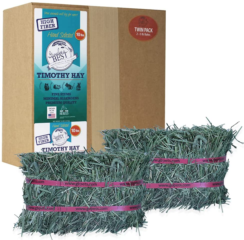 Grandpa'S Best Timothy Hay Bale Animals & Pet Supplies > Pet Supplies > Small Animal Supplies > Small Animal Food Grandpa's Best 10 lb  