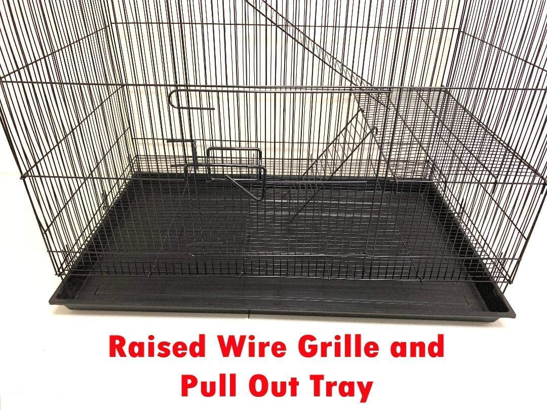 Large 4/5-Levels Ferret Chinchilla Hamster Suger Glider Gerbil Rats Mouse Mice Guinea Pig Rodent Degu Dagus Squirrel Small Animal Critter Cage, Tight 3/8-Inch Bar Spacing Animals & Pet Supplies > Pet Supplies > Small Animal Supplies > Small Animal Habitats & Cages Mcage   