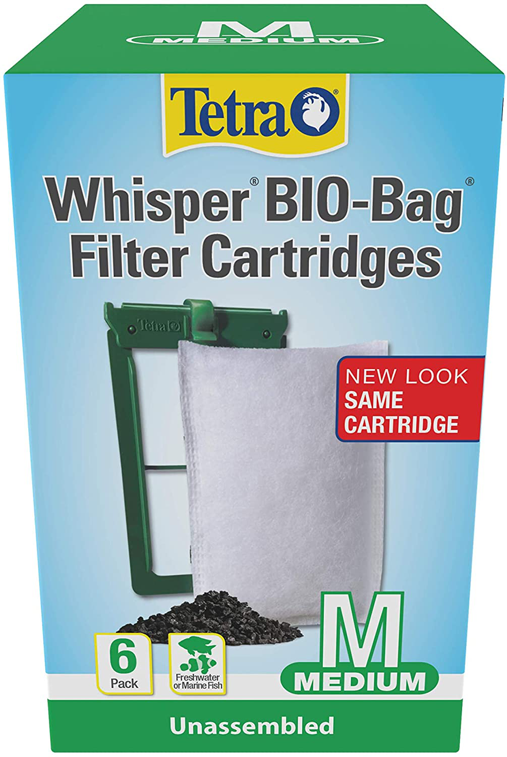 Tetra Whisper Bio-Bag Filter Cartridges for Aquariums - Unassembled Animals & Pet Supplies > Pet Supplies > Fish Supplies > Aquarium Filters Tetra 6 Count - Original 6-Count 