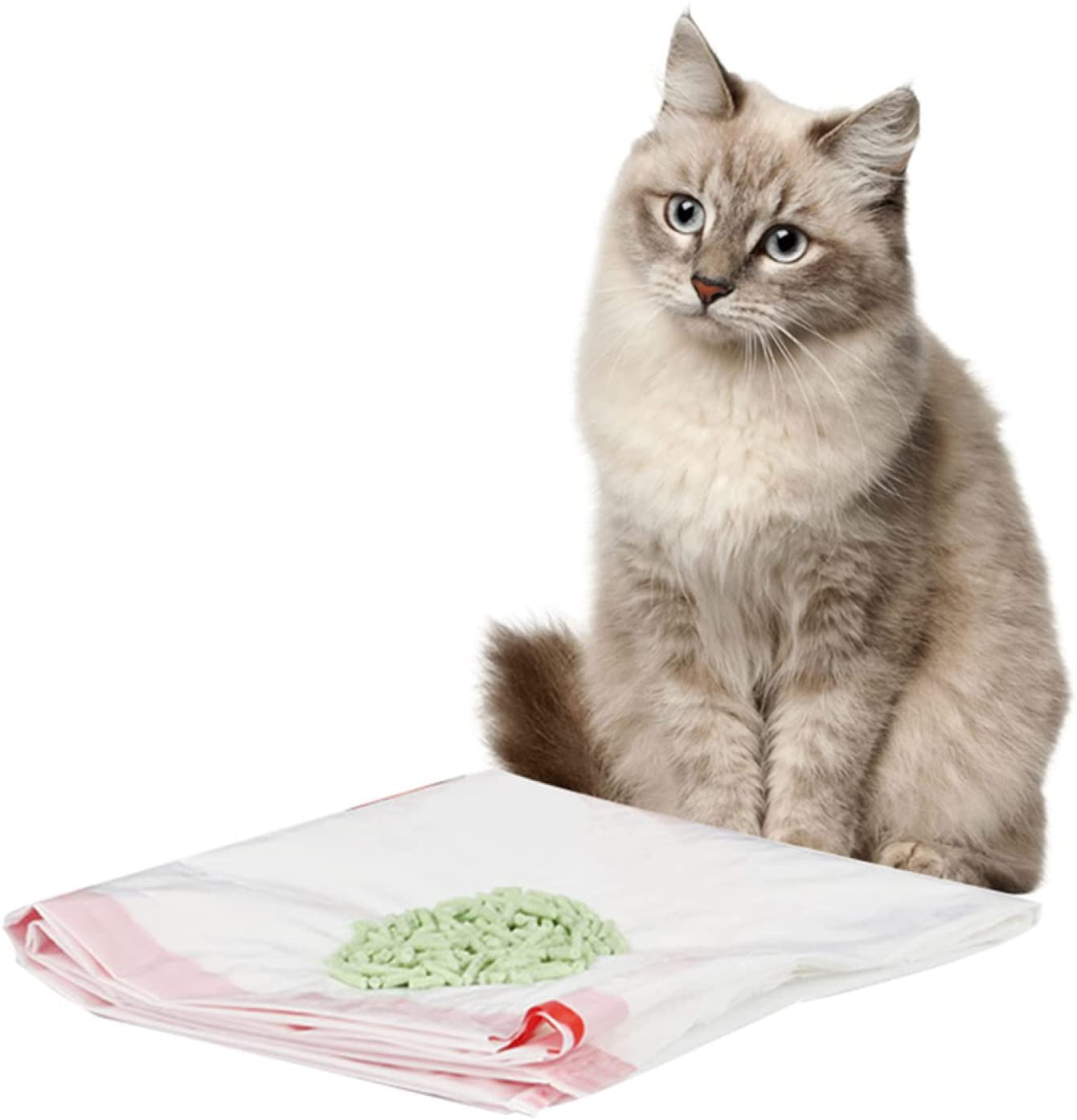 KGJQ Trash Bags 10Pcs Disposable Cat Kitten Litter Box Liner Bag Drawstring Pouch Pet Supplies Fresh Clean Garbage Bag for Home Outdoor - L Animals & Pet Supplies > Pet Supplies > Cat Supplies > Cat Litter Box Liners KGJQ   