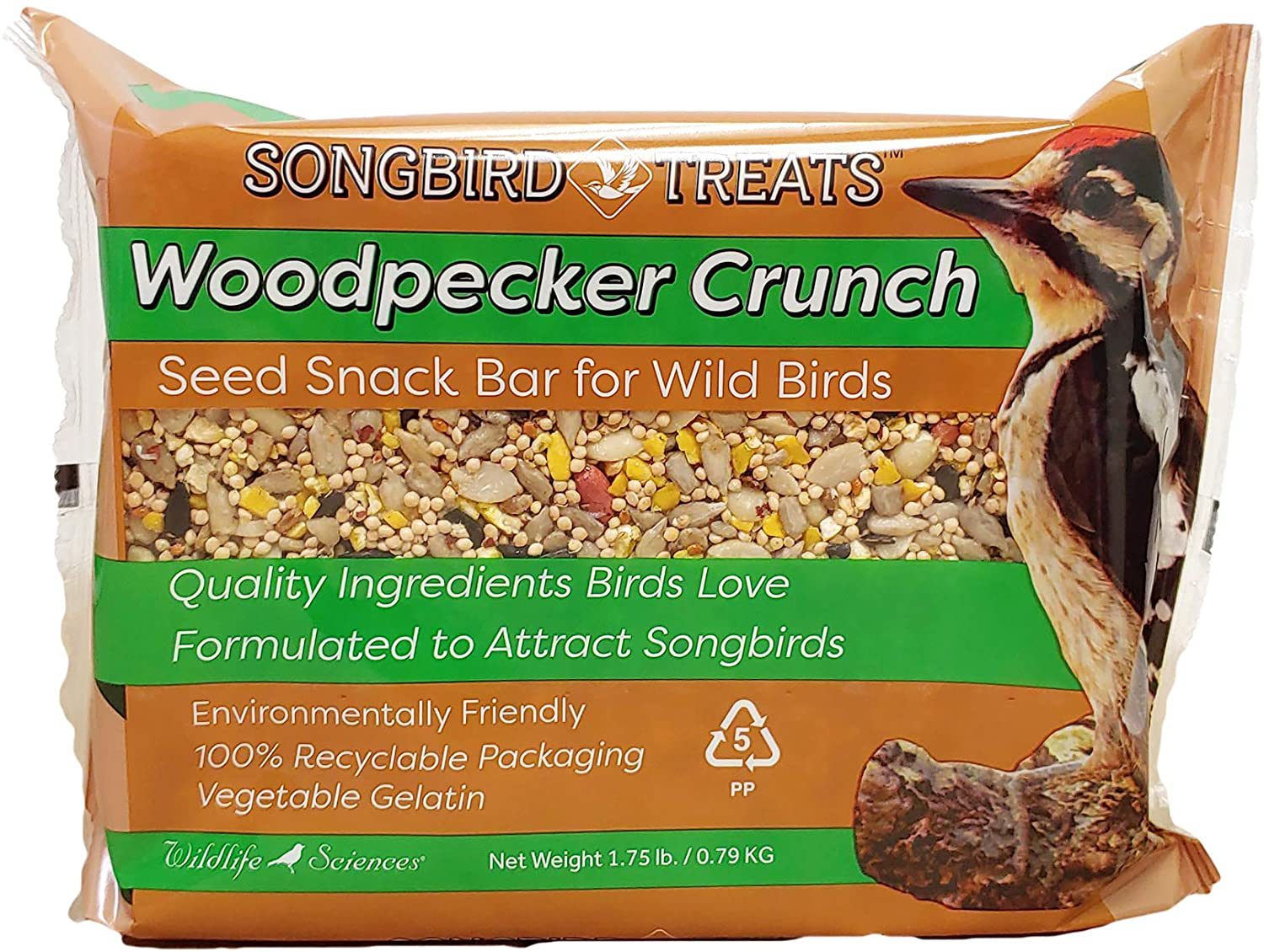 Songbird Treats Seed Cake Variety 4 Pack of Large Seed Cakes | 1.5-2 Lb Large Bird Seed Cakes for Wild Birds Animals & Pet Supplies > Pet Supplies > Bird Supplies > Bird Food Wildlife Sciences   