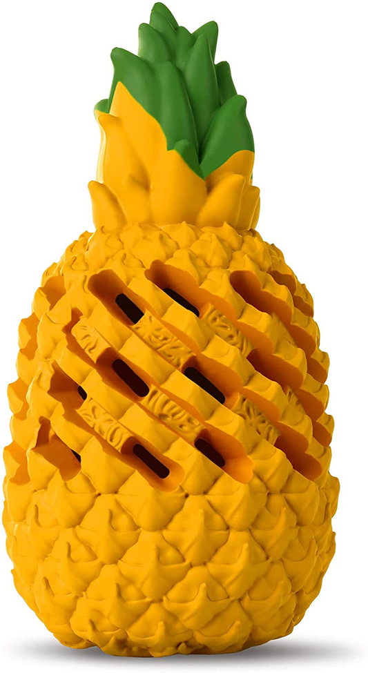 LPHSNR Upgrade Tough Dog Toys for Aggressive Chewers Large Breed and Puppy, Indestructible Dog Chew Toys for Large Small Dogs Interactive, Boredom Treat Dispensing Toys Teeth Clean Pineapple Animals & Pet Supplies > Pet Supplies > Dog Supplies > Dog Toys LPHSNR Orange Pineapple Large 6.3IN 