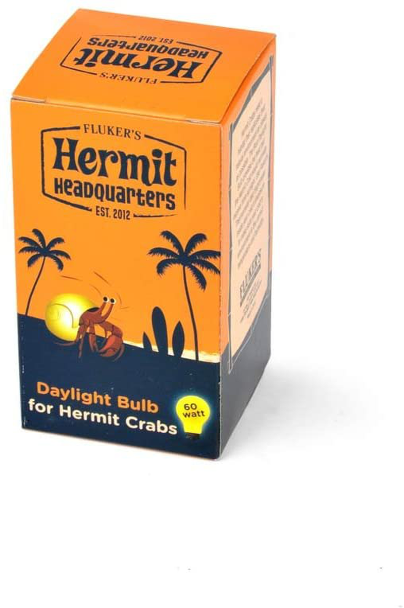 Fluker’S Hermit Crab Habitat Daytime Bulb, 60-Watt Animals & Pet Supplies > Pet Supplies > Reptile & Amphibian Supplies > Reptile & Amphibian Habitat Heating & Lighting Flukers   